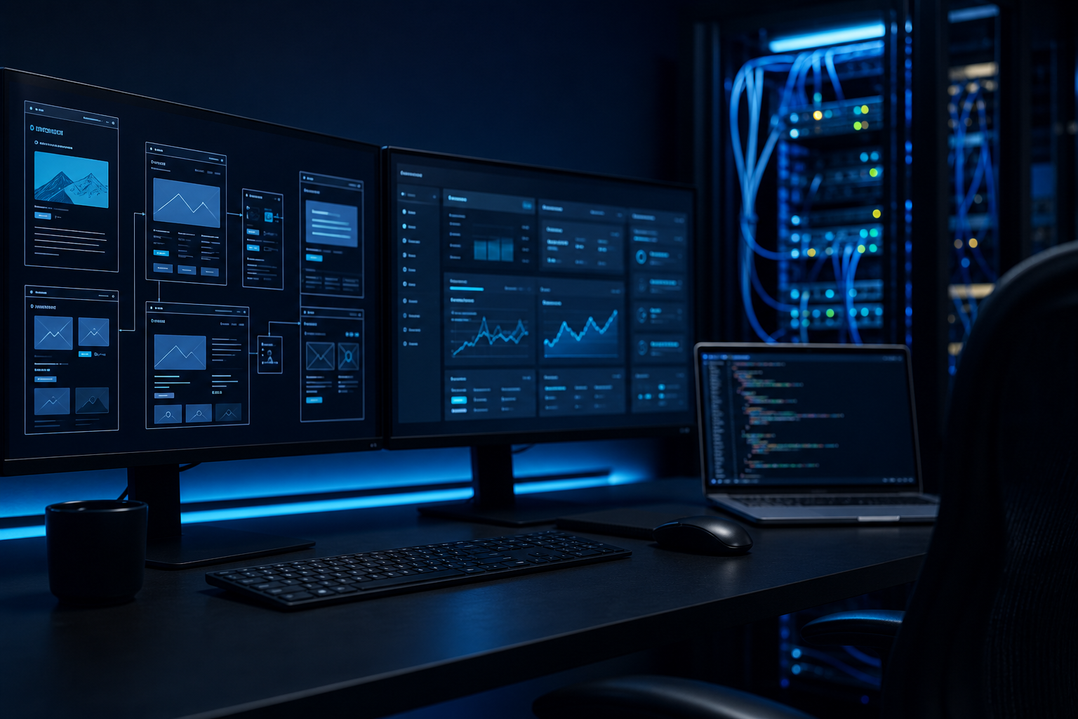 Servicios Techfixer: diseño web, software e infraestructura IT